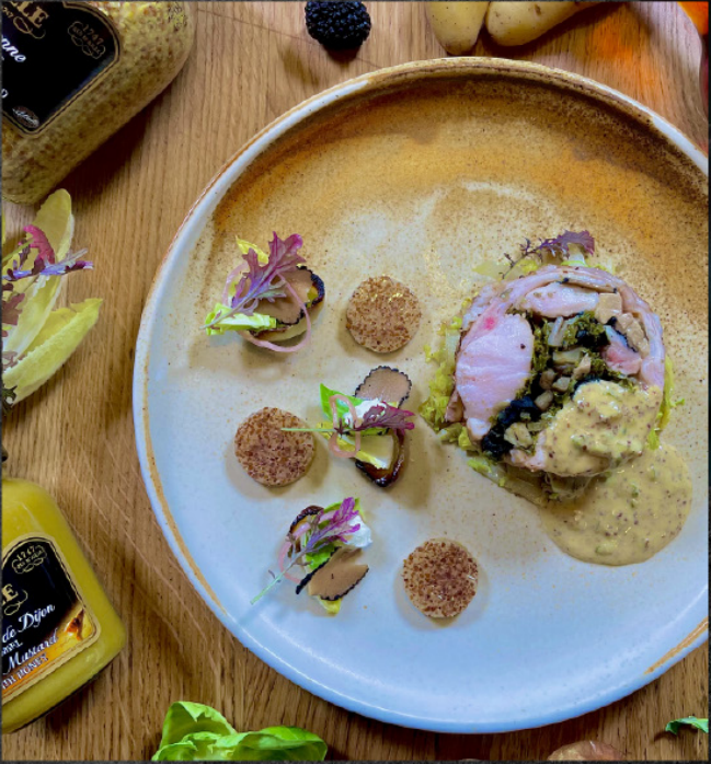 DEMI LAPIN SAUCE DIJONNAISE