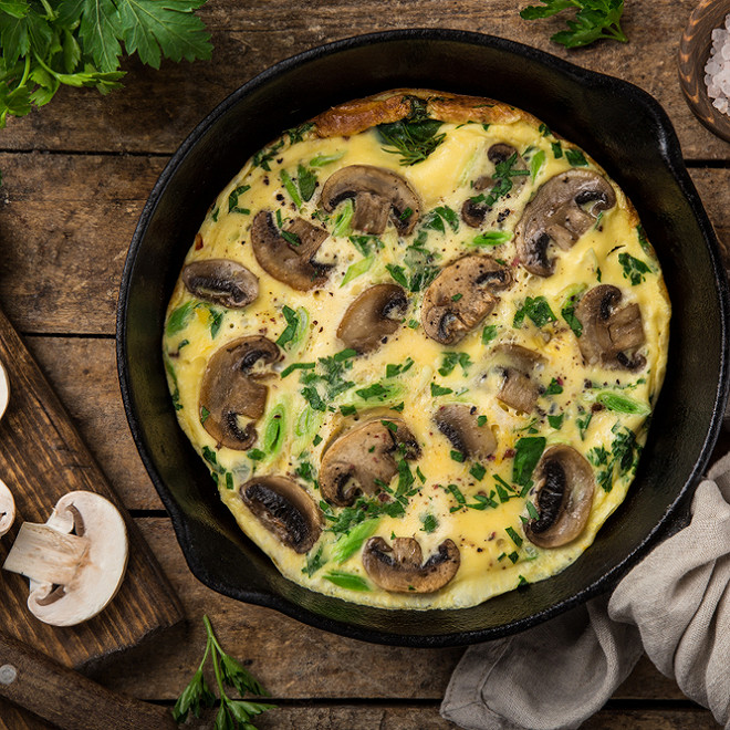 OMELETTES AU CHAMPIGNON