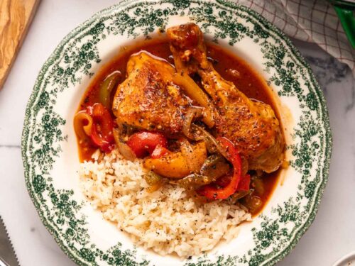 1/4 POULET BASQUAISE