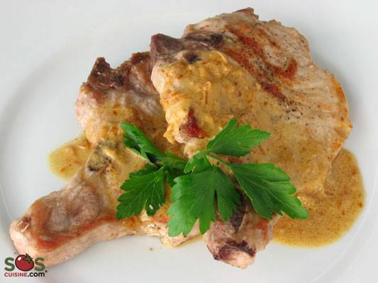 COTE DE PORC DIJONNAISE